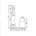 ISO 17712: 2010 hohe Sicherheitsschrauben Seal Seelenmanipulationsschraubenversiegelungsschlösser hoher Sicherheitsschrauben